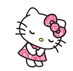 Hello Kitty Vans, Hello Gif, Hello Kitty Imagenes, Arte Quilling, Pink Quilt, Charmmy Kitty, Thai Language, Kitty Images, Cat Birthday Party