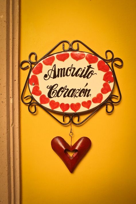 Mexican devotional decor: Amorcito corazon Mexican Love Aesthetic, Chicano Love, Mexican Culture Art, Mexican Wall, Mexican Home Decor, Mexican Home, Mexican Girl, Mexican Decor, Chicano Art