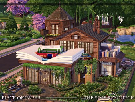 The Sims 4 Library Ideas, Sims Library Build, Sims4 Library, Sims 4 Library Ideas, Sims 4 Library Build, Sims 4 Library Cc, Sims Library, Sims 4 Library, Sim4 House