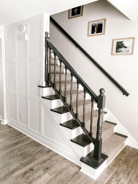 Staircase In Front Of Door Entryway, Board And Batten Wall Under Stairs, Stairs With Wall On One Side, Stair Wall Board And Batten, Board And Batten Under Stairs, Board And Batten Wall Entryway Stairs, Board And Batten Hallway Wall, Board And Batten Up Staircase, Board Batten Entryway