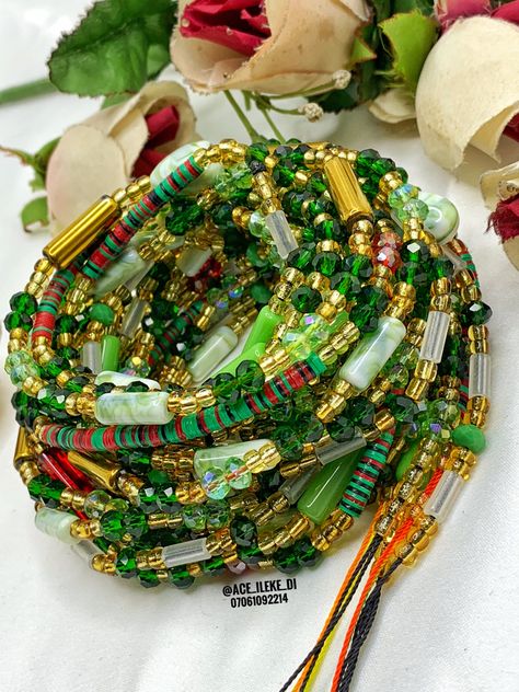 Tie on Waist bead

Type: Crystal Bead
Bead Size: 6

A Strand is 50 inches long & will go around you once. 

Wholesale & Retail Order available 

WhatsApp: +2347061092214 Waist Beads Ideas, Green Waist Beads, Afro Jewelry, Land Ideas, Waist Beads African, Beads Ideas, Waist Beads, Bead Set, Funky Jewelry