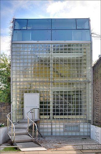 Hauer-King House, (40 Douglas Road) | Flickr - Photo Sharing! Amanda Levete, Future Systems, Georgian Terrace, 1st Prize, System Architecture, Retreat House, House London, Glass Brick, 3d Architecture