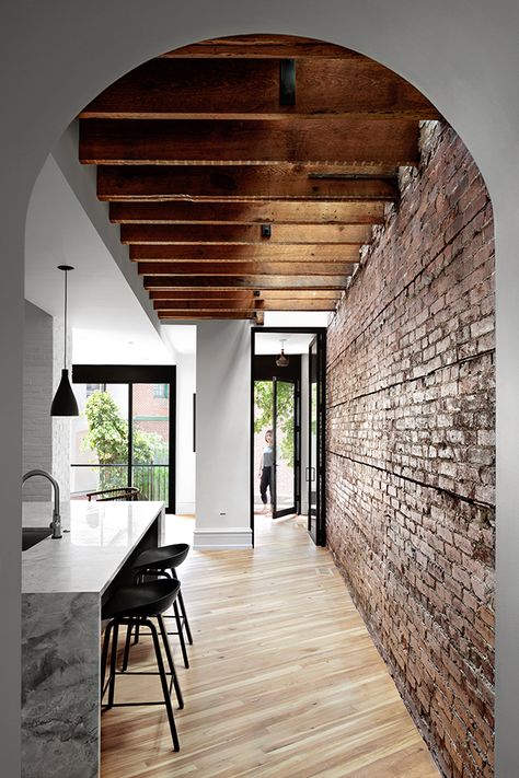 2021 RDAA | Custom Period or Vernacular Renovation | Logan Circle Renovation | Colleen Healey Architecture - Residential Design Modern Addition To Old House, Old Building Renovation, Dc House, Random Decor, Old Houses Renovation, Renovation Architecture, Historic Renovation, Warehouse Design, Modern Renovation