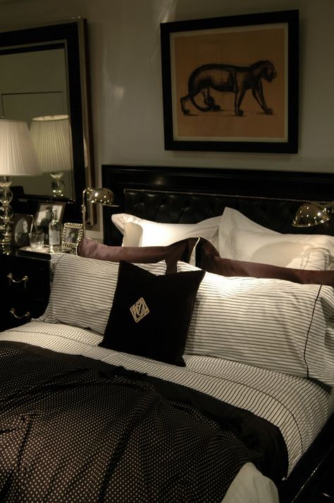 Fashion Foie Gras: Ralph Lauren Home Preview for Autumn Winter 2010 Bedroom Ideas Men, Ralph Lauren Bedroom, Bedroom Design Diy, Ralph Lauren Style, Perfect Bedroom, Trendy Bedroom, Pop Design, Ralph Lauren Home, Bedroom Decor Ideas