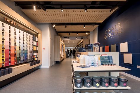 Paint Showroom Interiors, Paint Shop Design, Paint Store Design Interior, Paint Showroom, Paint Store Design, Paint Store, Paint Shop Interior Design, Paint Store Display Retail, Paint Showroom Display