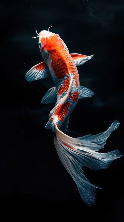 Koi fish swimming animal carp. | free image by rawpixel.com / Suphanan Kongniratsaikul Carp Fish Photography, Koi Carp Art, Butterfly Koi Fish Photography, Traditional Japanese Koi Fish Art, Real Koi Fish, Koi Carp Drawing, Koi Fish Real, Koi Fish Pictures, Koi Reference