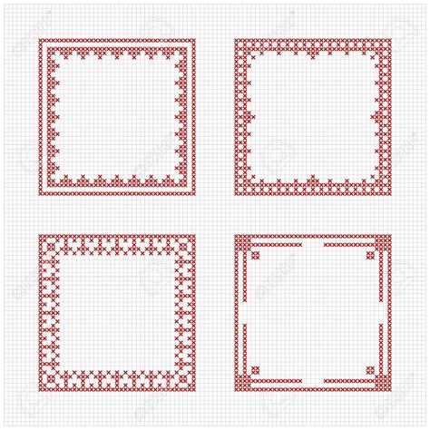 Scandinavian Cross Stitch Patterns, Cross Stitch Borders Corner, Cross Stitch Boarders, Cross Stitch Border, Geometric Cross Stitch, Cross Stitch Border Pattern, Cross Stitch Fonts, Pola Kristik, Framed Cross Stitch