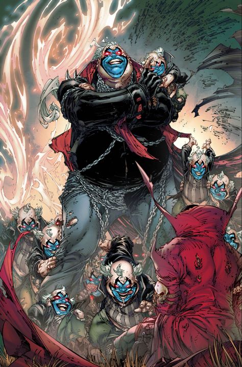 Spawn Movie, Spawn Clown, Brett Booth, Spawn Comics, Y Image, Fantasy Comics, Batman Joker, Image Comics, Comic Page