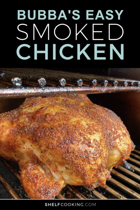 Take a boring, bland chicken, spice it up a bit, and you'll be amazed at how well it smokes! Our Traeger whole chicken recipe makes it super simple and is one of the easiest ways to cook dinner for your family. Traeger Whole Chicken, Smoked Whole Chicken, Traeger Cooking, Smoked Chicken Recipes, Whole Chicken Recipe, Traeger Grill Recipes, Whole Chicken Recipes, Pellet Grill Recipes, Traeger Recipes