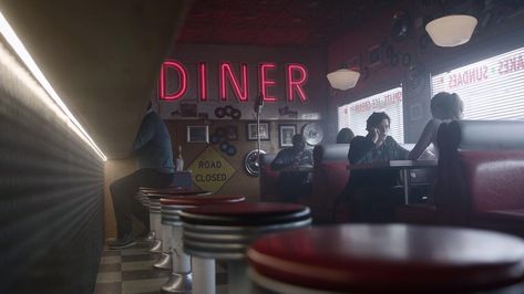 Pop’s #riverdale #directorofphotography Pops Chock Lit Shop, Jughead And Betty, Pop's Riverdale, Betty Riverdale, Pops Diner, Tara Thompson, Retro Birthday Parties, Riverdale Cw, Riverdale Aesthetic