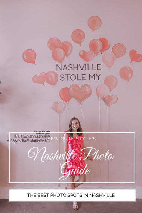 Looking for the best instagram worthy Nashville spots? Check out my photo guide for girly photo spots in Nashville, TN! Angel Wing Mural, Wing Mural, Heart Mural, Wings Mural, Donuts Wall, Five Daughters Bakery, Instagram Worthy, Nashville Tn, Nashville