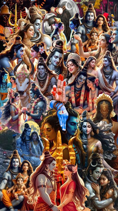 All Hindu Gods In One Picture, Shiva Parvati Wallpaper, Shiv Shakti Wallpaper, Parvati Wallpaper, God Dp, Wallpaper Shiva, Lord Balaji Hd Wallpaper 4k, Shiva Wallpapers, Iron Man Hd Wallpaper