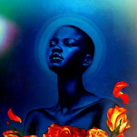 Surealism Art, Austin Art, Art Noir, Black Art Painting, Afrocentric Art, Roses Are Red, Black Artwork, Black Love Art, Dope Art