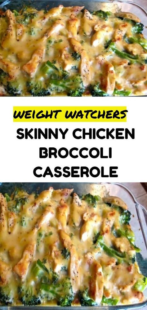 Weight Watchers Casserole, Quick Clean Eating, Weight Watchers Meal Plans, Cheap Clean Eating, Weight Watchers Chicken, Weight Watchers Recipes Desserts, Clean Eating Recipes Lunch, Clean Eating Lunch, Chicken Broccoli Casserole