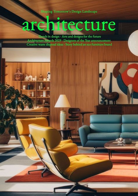 Architecture Magazine Cover, Dark Living Room, Coffee Interior, Lounge Interior, Magazine Cover Template, Eco Furniture, Architecture Magazine, Bedroom Lounge, Magazine Layout Design