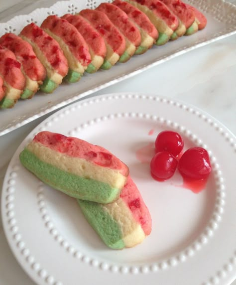 Spumoni Cookies, Pink Packaging, Italian Sweets, Italian Christmas Cookies, Italian Cookie, Italian Cookie Recipes, Italian Pastries, Italian Christmas, Crinkle Cookies