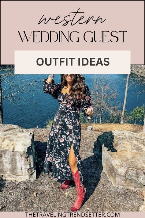 If you’re attending a Western wedding, check out these Wedding Guest Outfit ideas that pair beautifully with Western Boots. Women's Fashion doesn’t have to be complicated—just mix classic silhouettes with country-inspired accessories for a standout look. Get inspired with outfit options that balance elegance with a touch of the wild west. Western Wedding Outfits, Wedding Outfits For Guest, Western Wedding Outfits Guest, Western Wedding Guest Outfit, Western Wedding Guest, Country Wedding Outfit, Western Glam Outfit, Western Boot Outfit, Wedding Guest Outfit Ideas