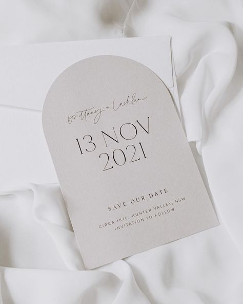 Arched Save The Date, Neutral Save The Dates, Timeless Save The Date, Arched Wedding Invitation, Classy Save The Dates, Elegant Save The Date Ideas, Modern Farmhouse Wedding, Elegant Save The Date, Classy Wedding Invitations