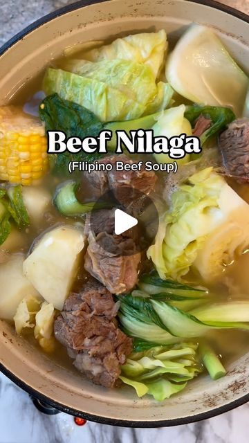 Pinoy Dishes Recipe, Easy Filipino Dishes, Philipino Food Recipe, Sopas Recipe Filipino, Filipino Soup Dishes, Filipino Beef Soup, Beef Soup Filipino Recipe, Misua Soup Filipino Food, Nilagang Baka Recipe