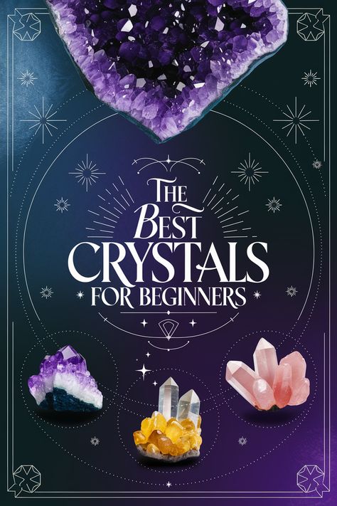 Top 5 Crystals Every Beginner Needs 💖 Benefits Of Crystal Healing, Spiritual Crystals For Beginners, Beginner Crystals, Crystals And Their Meanings, Crystals For Beginners, Best Crystals, Spiritual Crystals, Crystal Energy, Spiritual Meaning