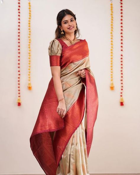 Pattu Plain Blouse Designs, Silk Saree Designer Blouse Designs, Blouse Designs For Satin Silk Saree, Puff Sleeve For Silk Saree, Puff Sleeve Blouse For Silk Saree, Latest Pattu Blouse Designs Pattern, Pattu Puff Blouse Designs, Blouse Designs Border Saree, Puff Hands Blouse Designs Latest For Pattu Sarees