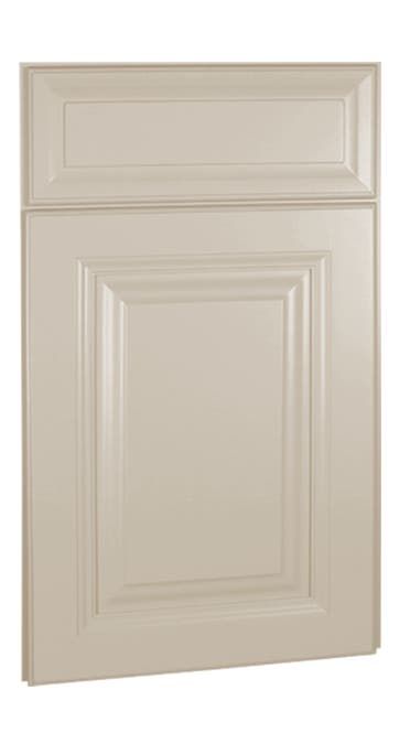 Jupiter Maple Soft Beige Cabinets - Framed Refrigerator Wall, Cabinet Trim, Beige Cabinets, Free Kitchen Design, Beige Paint, Kitchen Planner, Raised Panel Doors, Shop Cabinets, Bookcase Wall