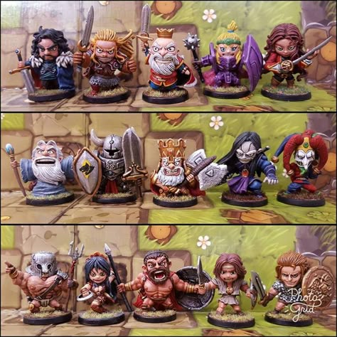 Rpg Figures, Dnd Crafts, Dnd Minis, Arte Nerd, Darkest Dungeon, Dnd Miniatures, Miniature Wargaming, Custom Toys, Pottery Classes