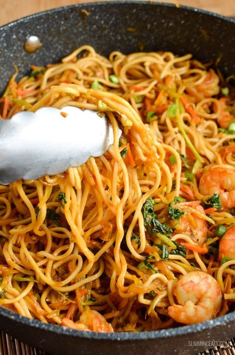 Slimmingworld Recipes, Dieting Foods, Chinese Fakeaway, Prawn Noodles, Chilli Prawns, Sw Recipes, Foodie Lover, Fakeaway Recipes, Quick Food