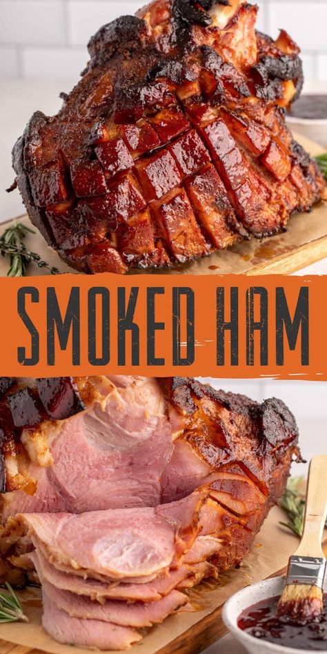 Ham Barbecue Recipe, Smoked Spiral Ham, Ham Barbecue, Precooked Ham, Smoked Ham Recipe, Ham In The Oven, Whole Ham, Spiral Ham, Ham Casserole