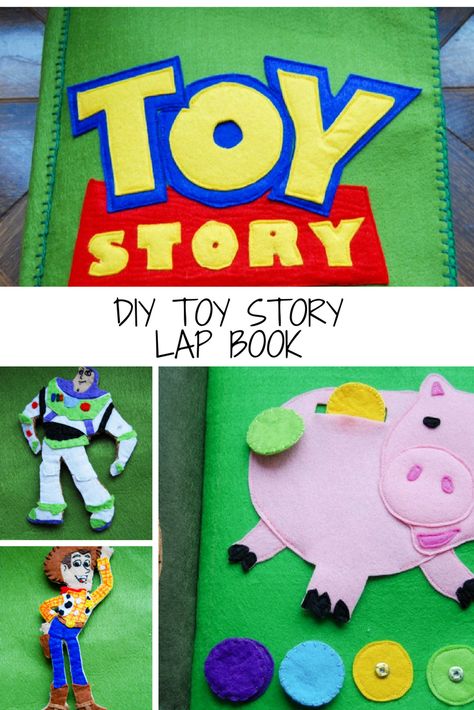 Toy Story lap book for preschoolers.  Visit: The Quiet Book Blog Toy Story Felt Patterns, Toy Story Quilt Pattern, Disney Busy Book, Toy Story Quilt Ideas, Disney Quiet Book, Toy Story Quilt, Books For 1st Graders, Toy Story Crafts, Diy Busy Books