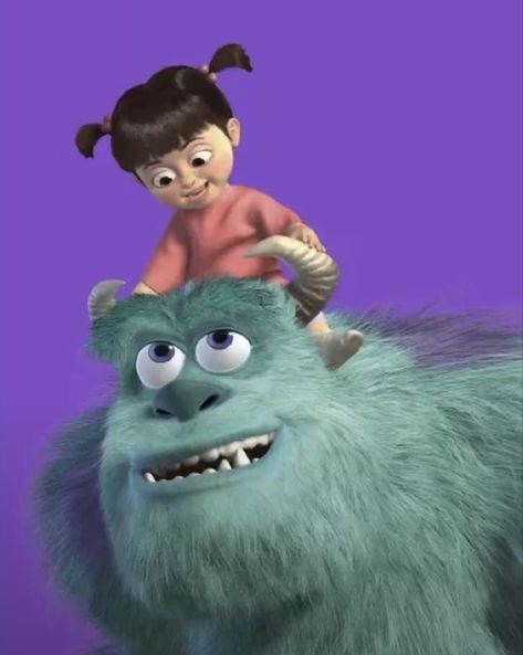 Monsters Inc Sully And Boo, Boo And Sully Wallpaper, Sully And Boo, Monsters Inc Characters, Pic Nice, Sully Monsters Inc, Monsters Inc Boo, Happy 20th Birthday, Monsters University