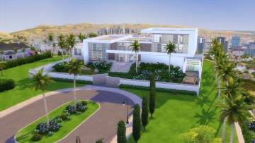 Case The Sims 4, Sims 4 Luxury, Sims 4 House Cc, Sims 4 Modern House, Sims Lots, Ideas Para Minecraft, Celebrity Mansions, Sims World, Luxury Ideas