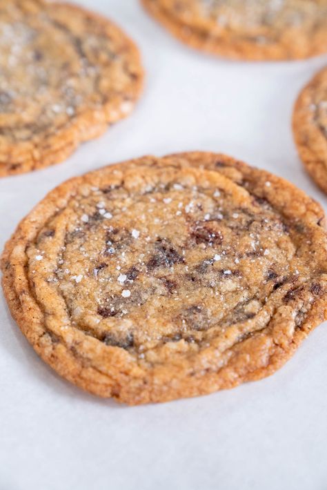 Ina Garten’s Giant Crinkled Chocolate Chip Cookies | 12 Tomatoes Giant Crinkled Chocolate Chip Cookies, Giant Cookies, Giant Chocolate Chip Cookie, Giant Chocolate, Giant Cookie, Southern Dishes, Sprinkle Cookies, Fine Chocolate, Cookie Pie