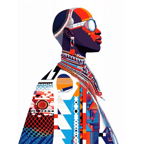 🌍✨ Celebrating Maasai Heritage Through Modern Art ✨🌍 These stunning visuals blend the essence of Maasai culture with a vibrant, modern art style. Each intricate pattern and bold color draws inspiration from Maasai beadwork, clothing, and traditional adornments.🎨💫 #Maasai #CulturalHeritage #ModernArtwork #AfricanPattern #CulturalFusion #BoldPatterns #PatternDesign #AIArtworks #AiArts #CulturalFashion #CulturalStyle #AIArtDesign Maasai Art, Maasai Culture, Modern Art Style, Modern Art Styles, African Pattern, Maasai, Bold Color, Colorful Drawings, Modern Artwork