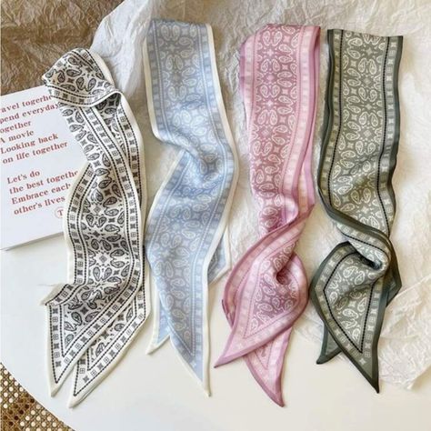 Knitted scarves