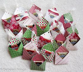 Deborah's Gems: Table Favours .... Christmas Party Favours Ideas, Christmas Table Favors Treats, Diy Christmas Table Favors, Christmas Table Treats, Christmas Table Favours Ideas, Table Favors For Christmas, Christmas Favours Ideas, Christmas Candy Holders Diy, Christmas Table Favors