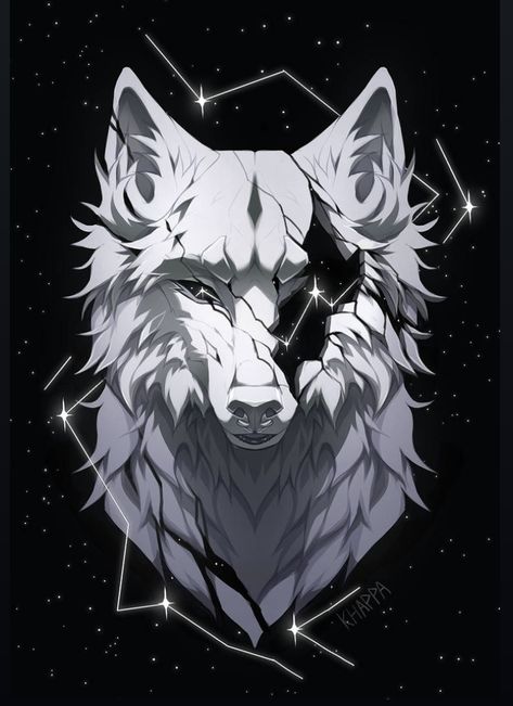 Wolf Constellation, Wolf Face, White Wolf, The Wolf, Modern Wall Art, Not Mine, Modern Wall, The Beauty, Personal Style