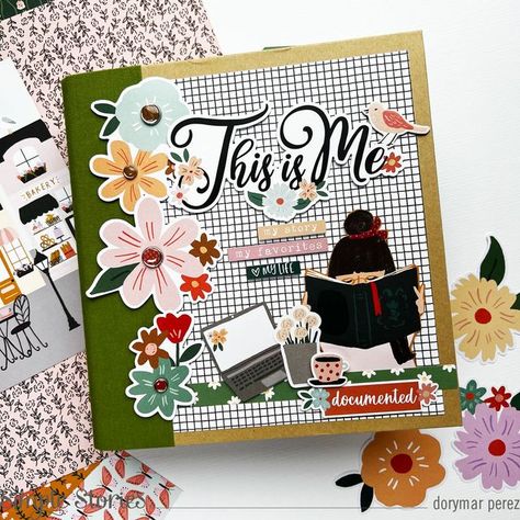 Simple Stories Snap 6x8 Mini Albums, Dorymar Perez, Simple Stories Snap, Simple Stories, Scrapbooking Ideas, My Story, Patterned Paper, Mini Album, Your Story