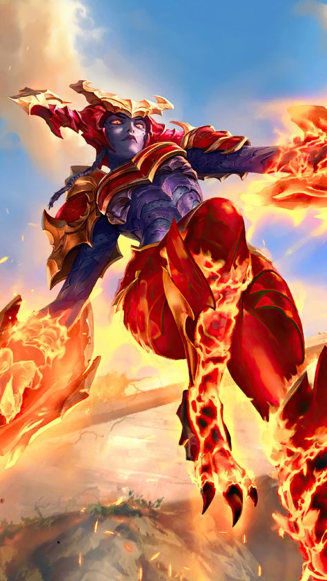 Shyvana - Legends Of Runeterra League Of Legends Shyvana, Shyvana League Of Legends, League Of Legends Wallpapers, Lol Wallpapers, Liga Legend, Champions League Of Legends, Wild Rift, Lol Champions, League Of Legends Game