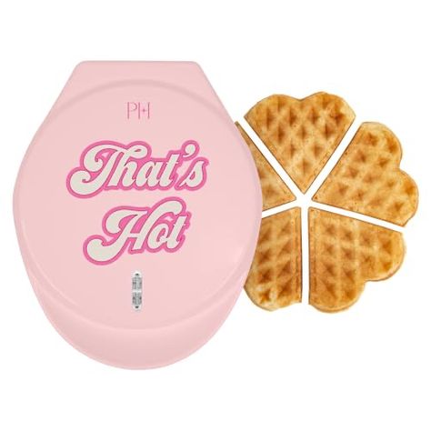 Heart Waffle Maker, Pink Kitchen Appliances, Cottage In The Woods, Cute Kitchen, Pink Kitchen, Waffle Iron, Waffle Maker, Mini Heart, Paris Hilton