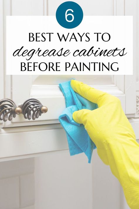 Ready to to tackle painting your kitchen cabinets? Not so fast! Make sure you don’t skip the most crucial step. I’m breaking down why it’s so important to clean your cabinet surfaces before giving them a makeover, and how to pick the best degreaser for the job. Old Kitchen Cabinet Makeover, Cabinet Cleaner, Repainting Kitchen Cabinets, Diy Kitchen Cabinets Painting, Redo Cabinets, Cleaning Cabinets, Clean Kitchen Cabinets, Old Kitchen Cabinets, Diy Plaster