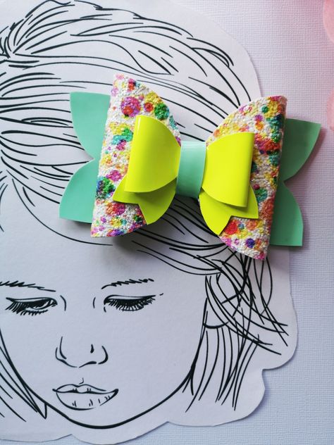 Large Hair Bow, Princess Hair Bows, Leather Tutorial, Diy Hair Accessories Ribbon, Girls Hair Bow, Large Hair Bows, Bow Template, Hair Ribbons, Baby Hair Accessories