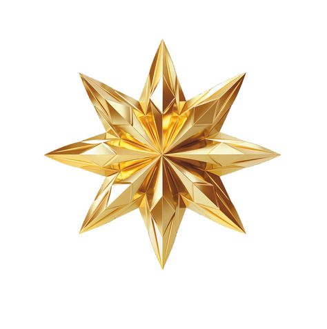 Star For Christmas, Gold Carrd Png, Stars Images, A Star, Golden Star Aesthetic, Golden Christmas, Gold Png, Gold Star, Logo 3d Effect