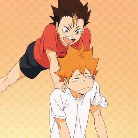 Nishinoya And Hinata, Haikyuu Screencaps, Noya Haikyuu, Nishinoya Yuu, Racun Shopee, Haikyuu Funny, Robin Bird, Anime Crafts, Matching Wallpaper