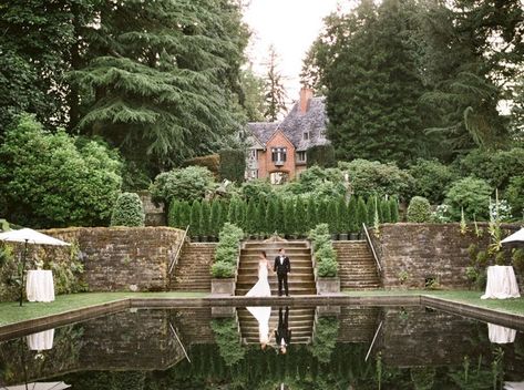 Portland Garden, Portland Wedding Venues, Small Outdoor Wedding, Oregon Garden, Wedding Venues Oregon, Portland Oregon Wedding, Estate Garden, Garden Wedding Venue, Weddings By Color