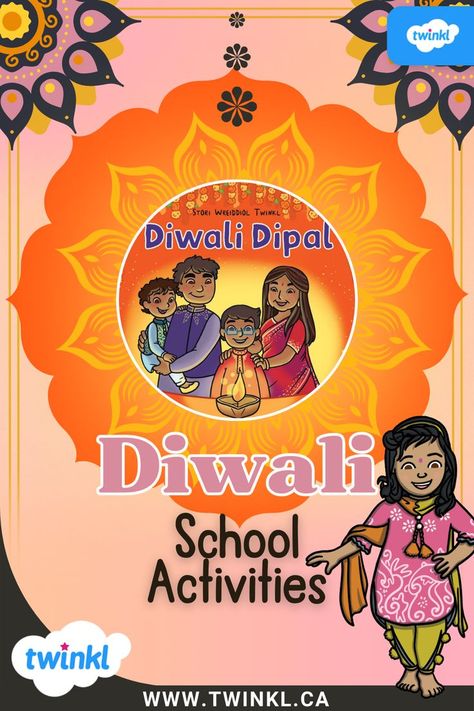 Twinkl’s Diwali school activities displayed on a colourful background with original Twinkl illustrations. Activities For Kids In School, Diwali Activities For Kids, Diwali Rangoli Ideas, Diwali Art, Diwali Activities, Rangoli Ideas, Diwali Rangoli, Festival Of Lights, Cultural Diversity