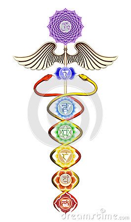 Caduceus Chakras - Download From Over 29 Million High Quality Stock Photos, Images, Vectors. Sign up for FREE today. Image: 35326224 Kundalini Tattoo, Kundalini Reiki, Chakra Tattoo, The Seven Chakras, Greatest Commandment, Chakra Art, Spiritual Artwork, Seven Chakras, Les Chakras