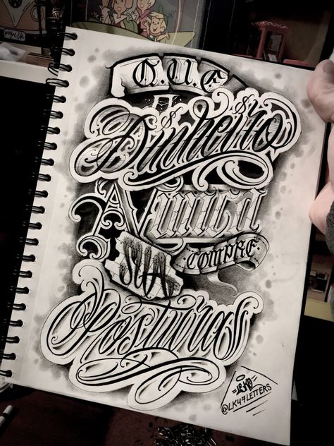 Lettering, Sabotage Lettering Chicano, Lettering Tattoo, Hand Lettering Inspiration, Custom Letters, Tattoo Lettering, Neck Tattoo, Love Letters, Tattoos For Guys, Hand Lettering