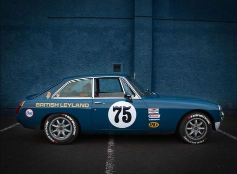 MGB GT Race Car Mgb Gt Race Car, Mg Mgb Gt, Mgc Gt, Opel Gt, Old Hot Rods, Mgb Gt, Mg Mgb, Triumph Spitfire, Mg Cars