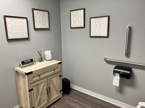 Business Bathroom Decor Ideas, Business Bathroom Ideas Commercial, Employee Bathroom Ideas, Office Bathroom Decor Business, Business Bathroom Ideas, School Bathroom Ideas, Office Bathroom Ideas, Church Bathroom Ideas, Edward Jones Office